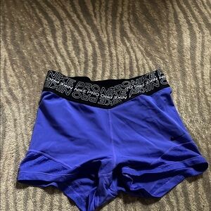 Nike Blue Athletic Shorts with Elastic Waistband